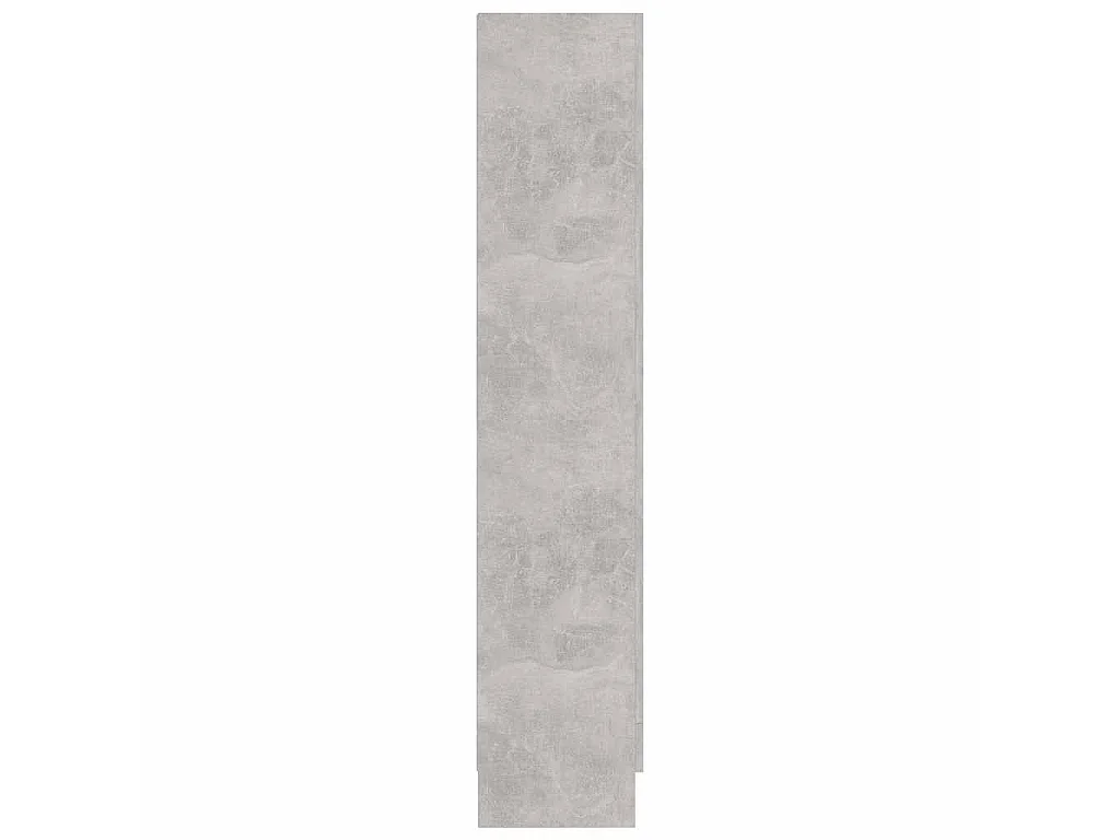 Armário vitrine derivados de madeira cinzento cimento