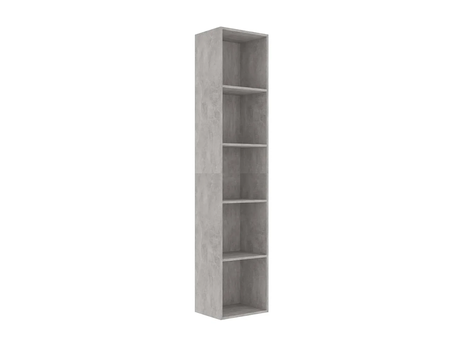 Boekenkast 40x30x189 cm bewerkt hout betongrijs