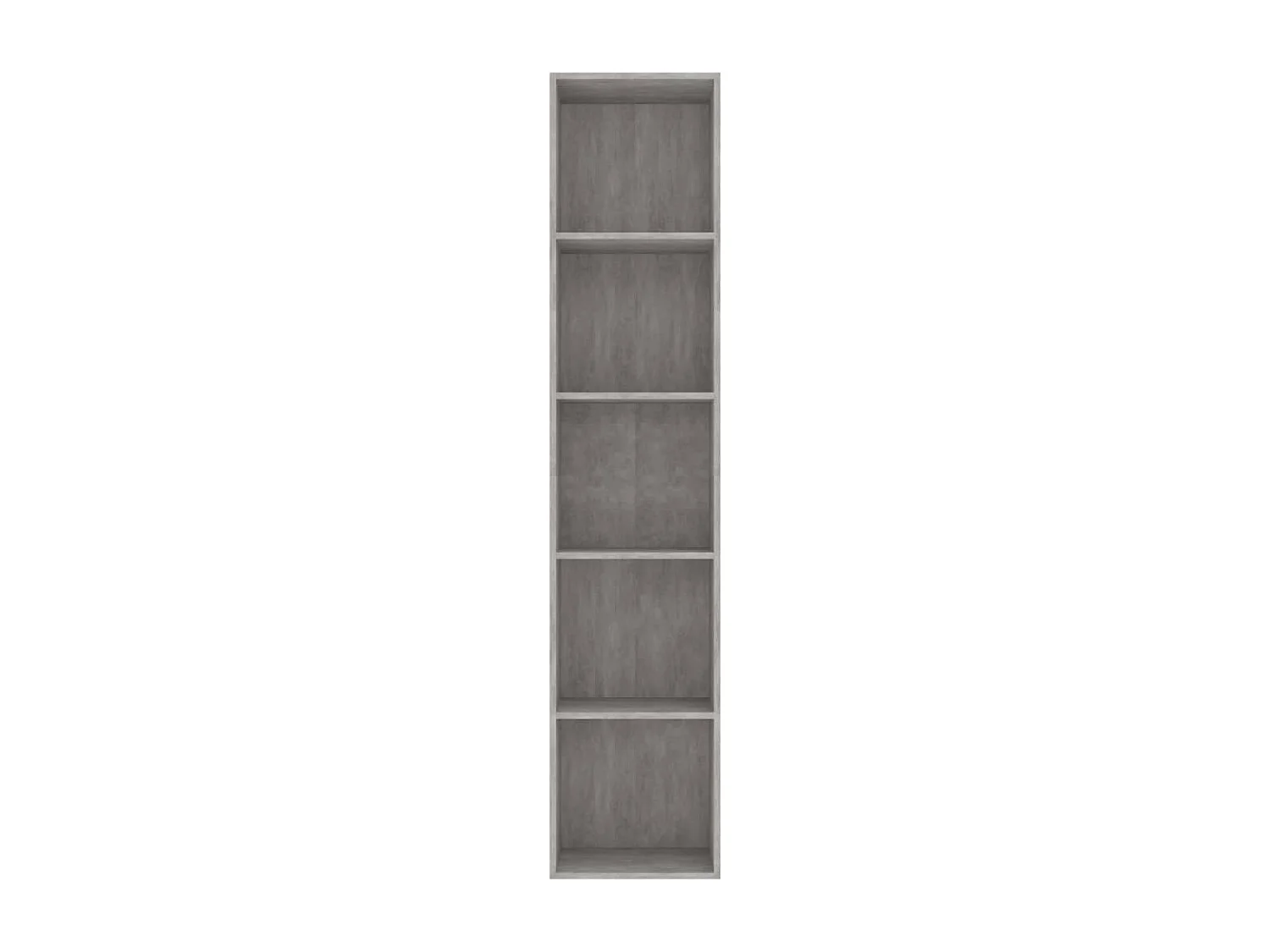 Boekenkast 40x30x189 cm bewerkt hout betongrijs