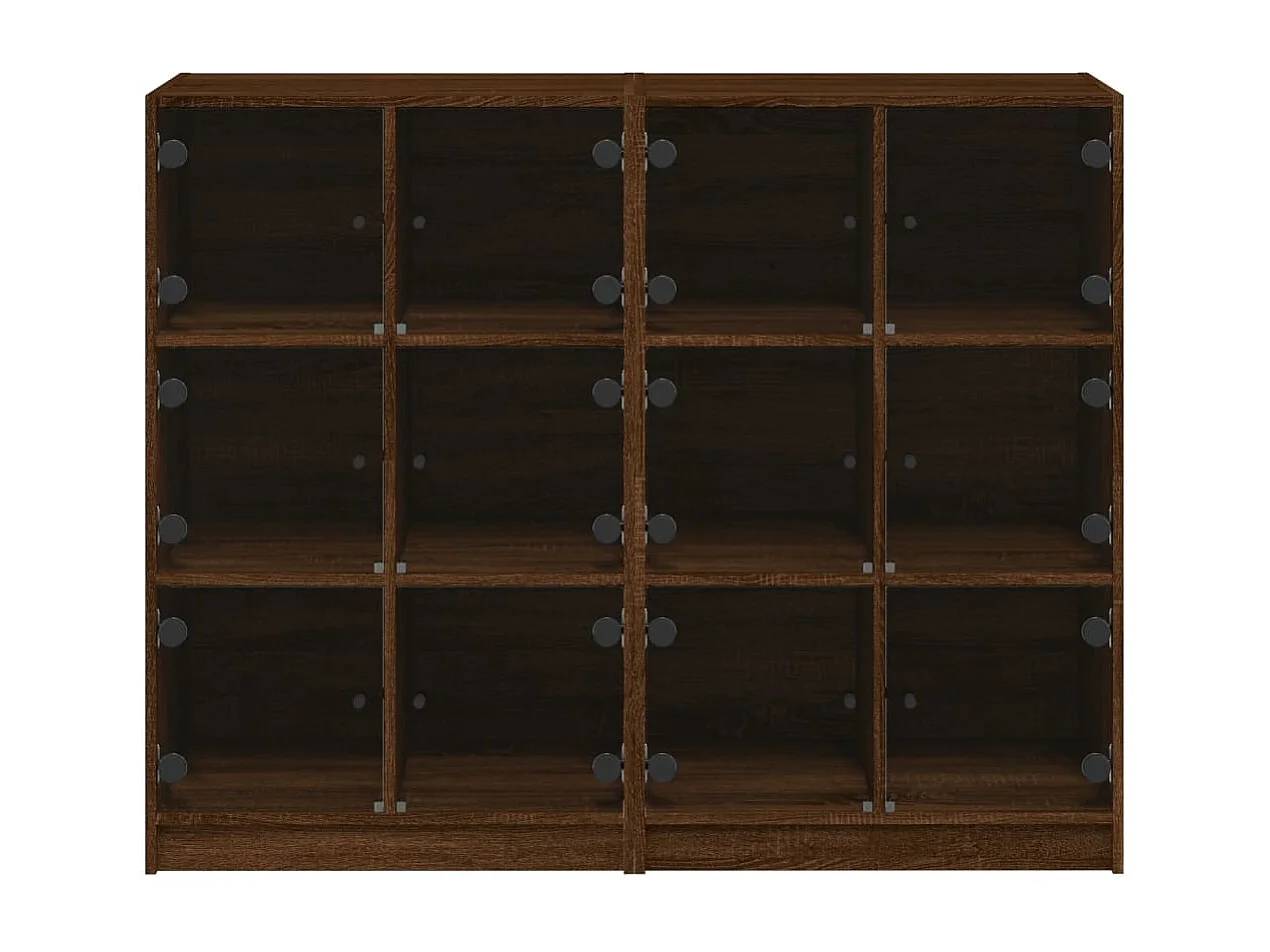 Libreria Ante Rovere Marrone 136x37x109 cm in Legno Multistrato