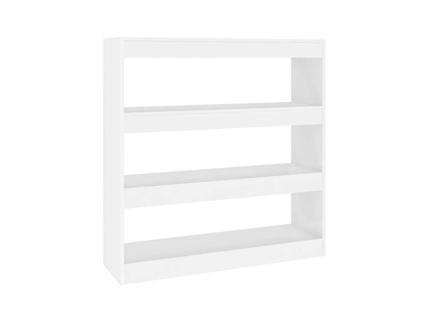 Bibliothèque/Séparateur de pièce Blanc 100x30x103 cm