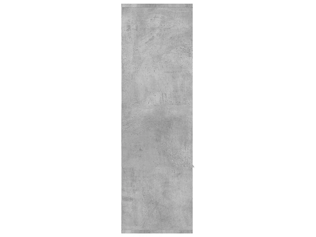 Boekenkast 98x30x98 cm bewerkt hout betongrijs