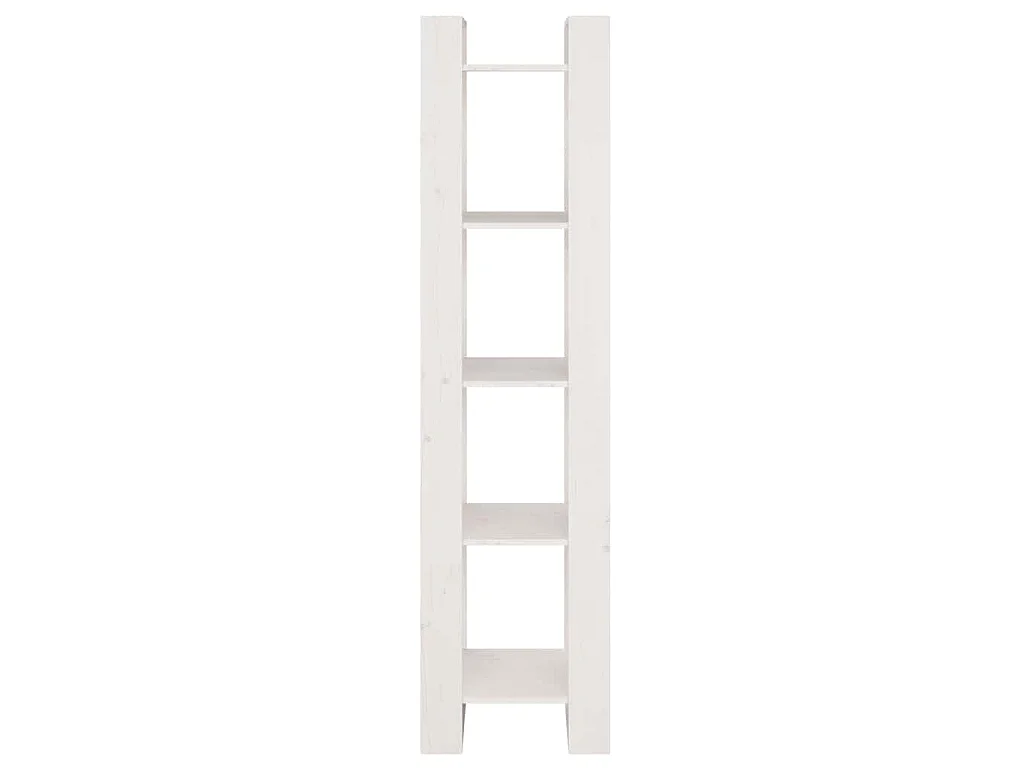 Bibliothèque/Séparateur de pièce Blanc 41x35x160 cm Pin massif