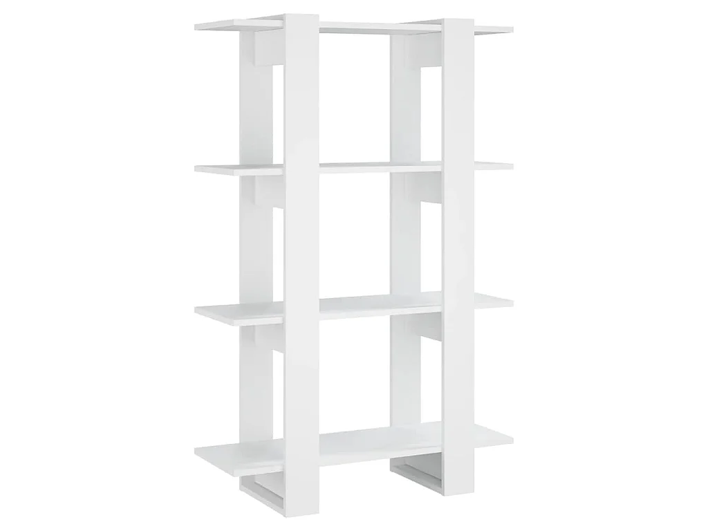 Bibliothèque/Séparateur de pièce Blanc 80x30x123,5 cm