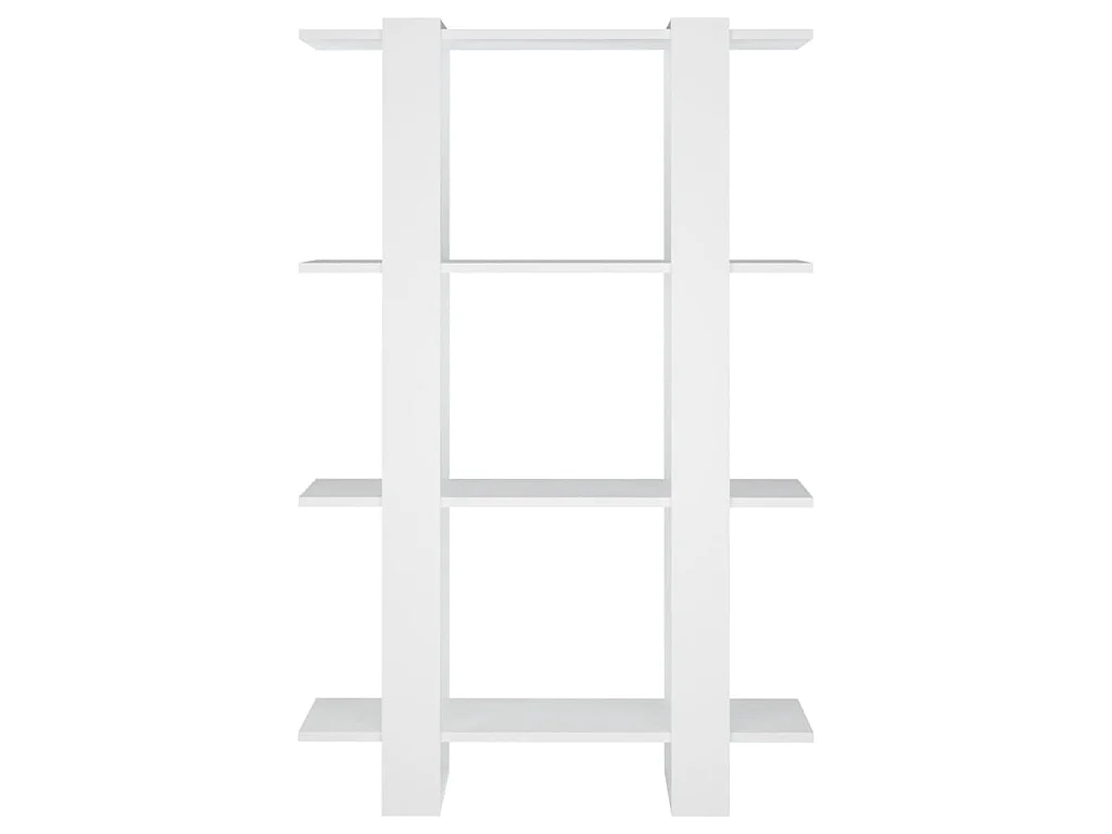 Bibliothèque/Séparateur de pièce Blanc 80x30x123,5 cm