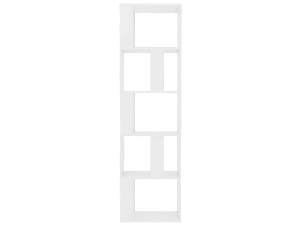 Bibliothèque/Séparateur de pièce Blanc Bois d’ingénierie