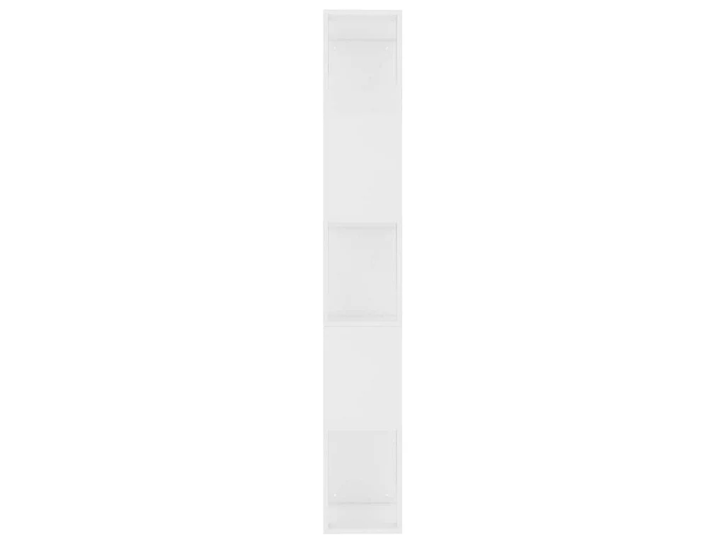 Bibliothèque/Séparateur de pièce Blanc Bois d’ingénierie
