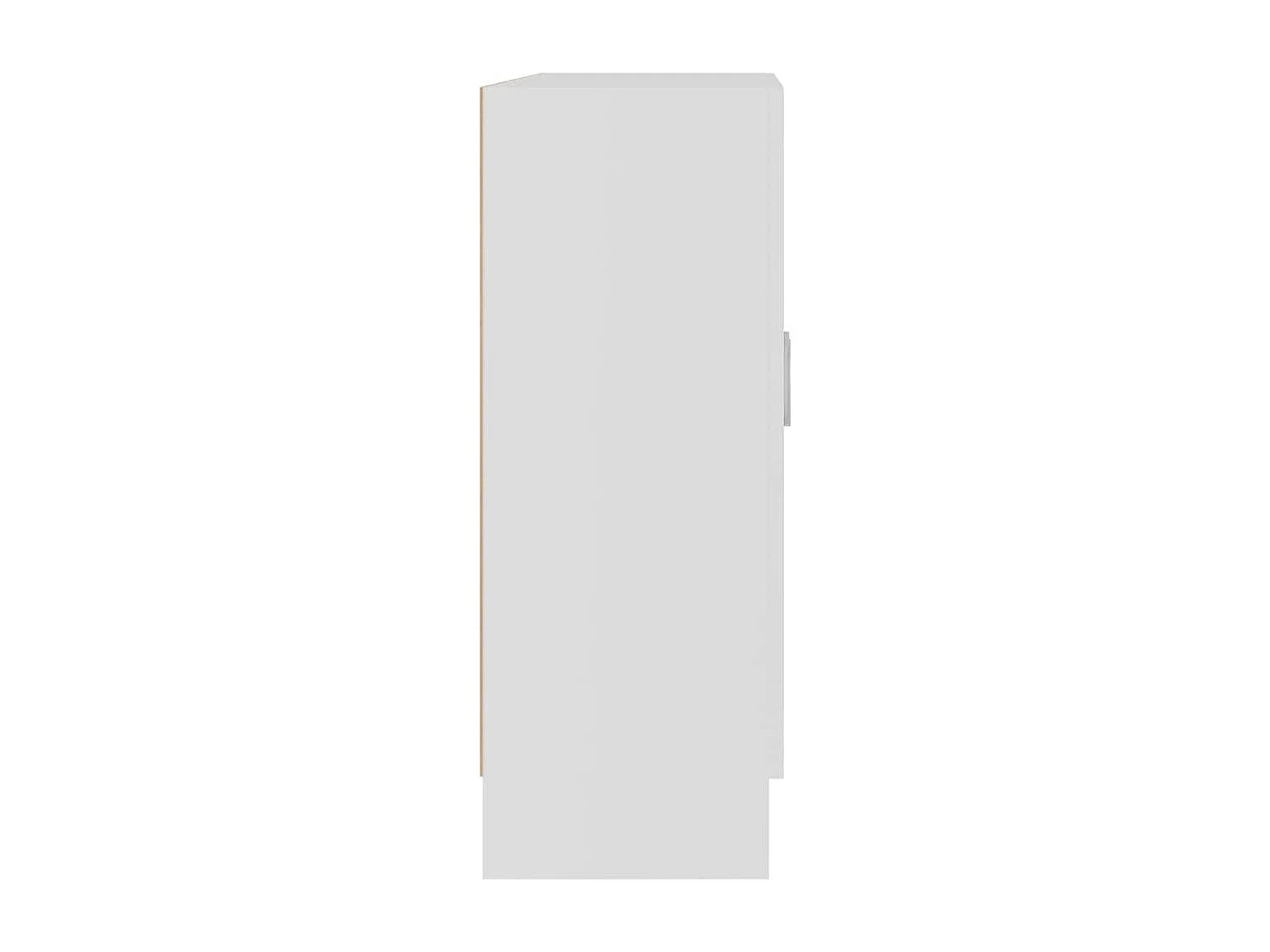 Armoire à vitrine Blanc 82,5x30,5x80 cm Bois d'ingénierie