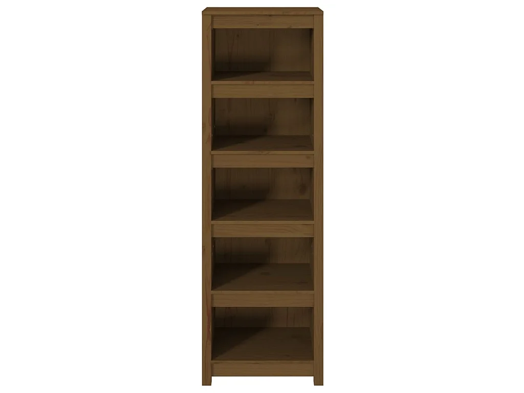 Bibliothèque Marron miel 50x35x154 cm Bois de pin massif