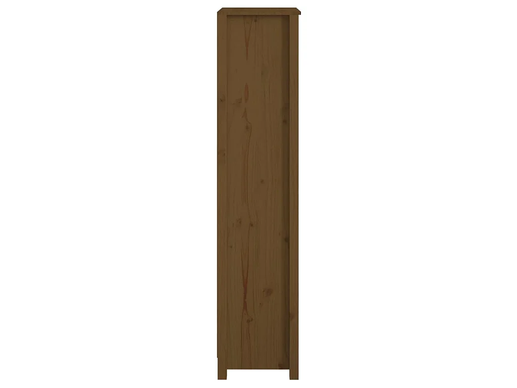 Bibliothèque Marron miel 50x35x154 cm Bois de pin massif