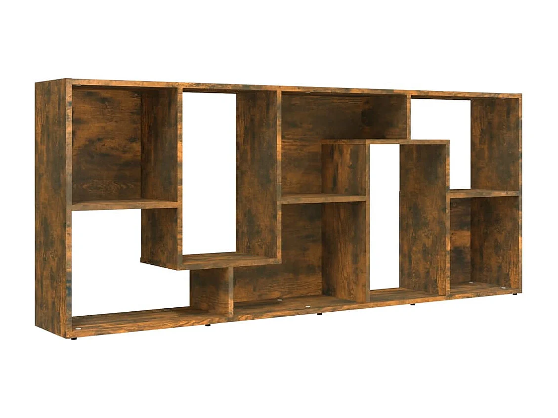 Bibliothèque Chêne fumé 67x24x161 cm Bois d'ingénierie