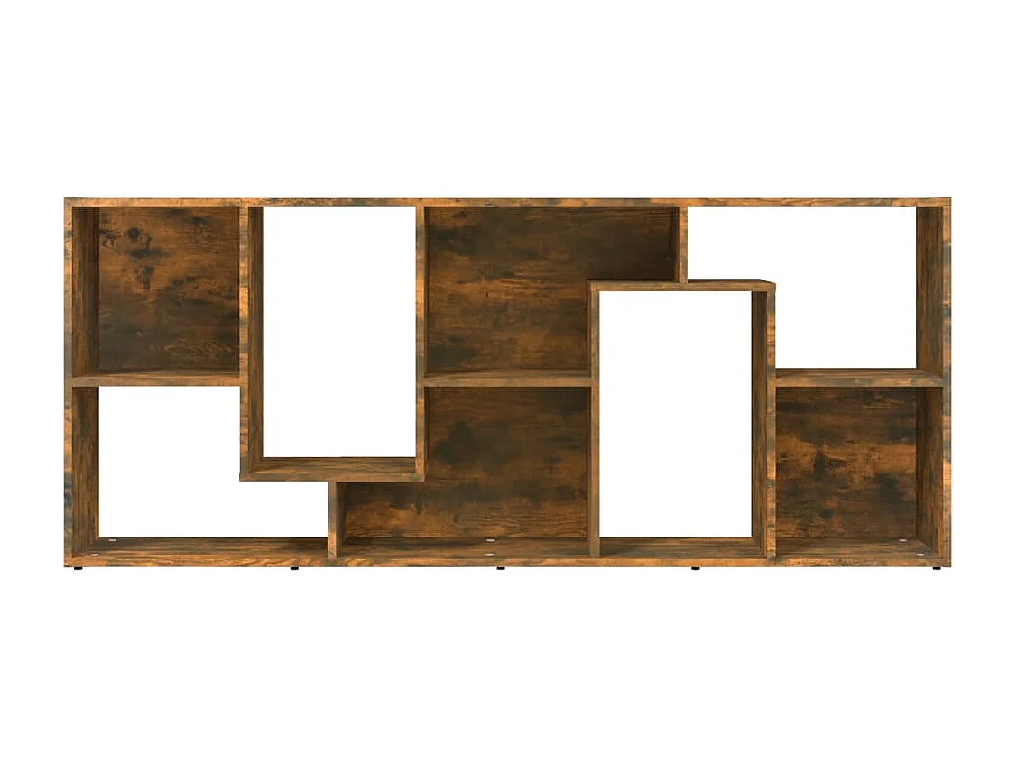 Libreria Rovere Fumo 67x24x161 cm in Legno Multistrato