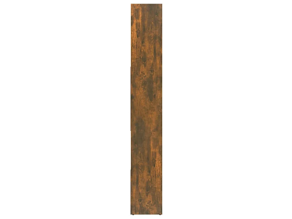 Boekenkast 67x24x161 cm bewerkt hout gerookt eikenkleurig
