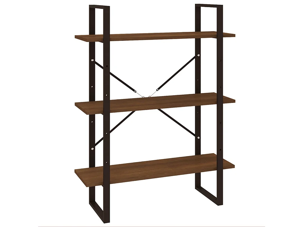 Bibliothèque Chêne marron 80x30x105 cm Bois d'ingénierie