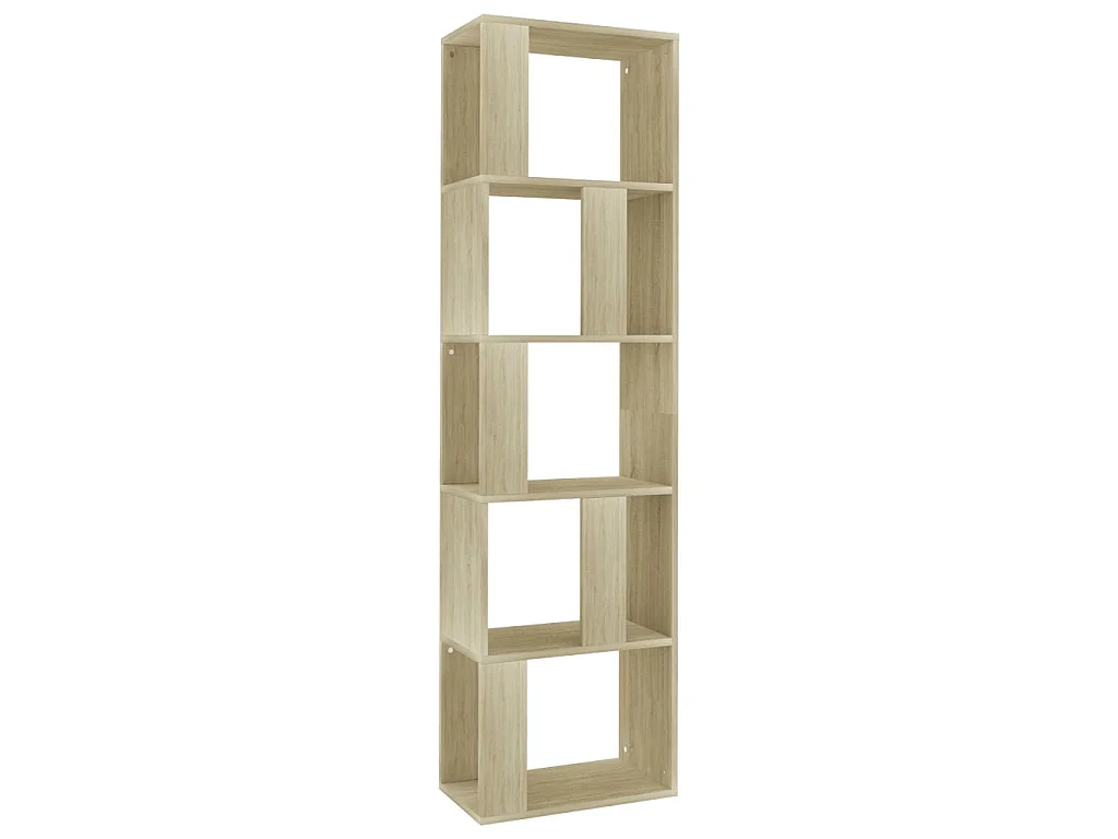 Bibliothèque/Séparateur de pièce Chêne sonoma Bois d’ingénierie