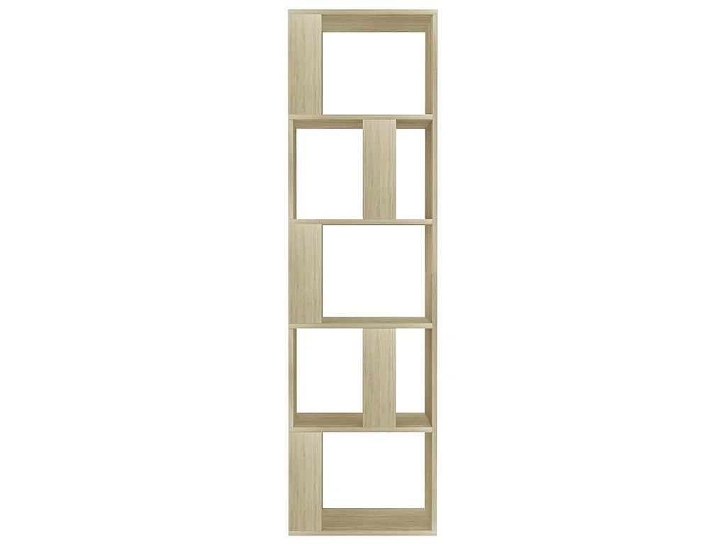 Bücherregal/Raumteiler Sonoma-Eiche 45x24x159 cm Holzwerkstoff
