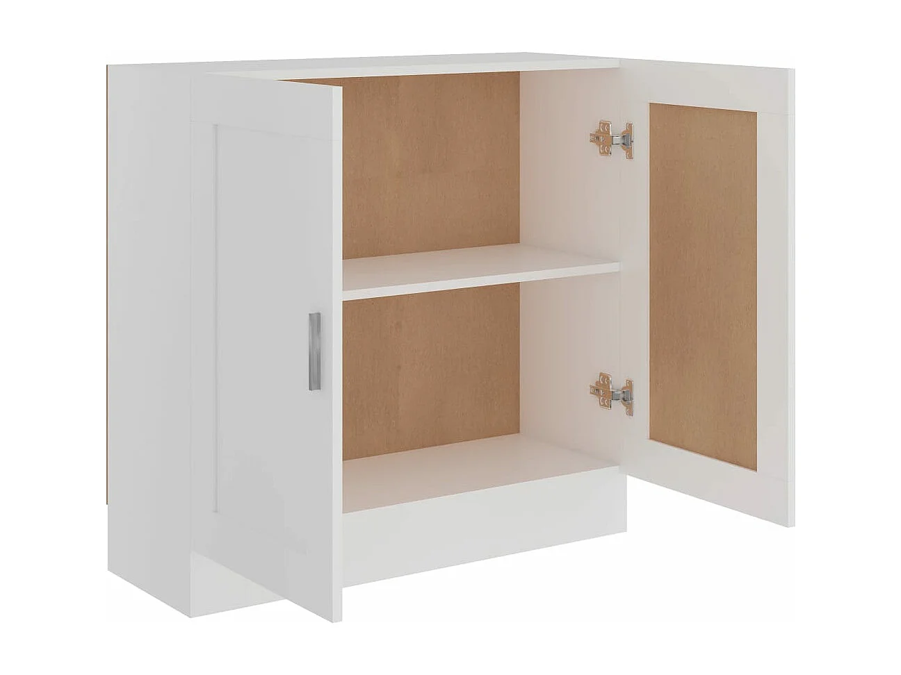 Estantería librería madera contrachapada blanco 82,5x30,5x80 cm