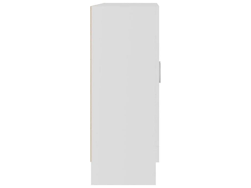 Bibliothèque Blanc 82,5x30,5x80 cm Bois d'ingénierie