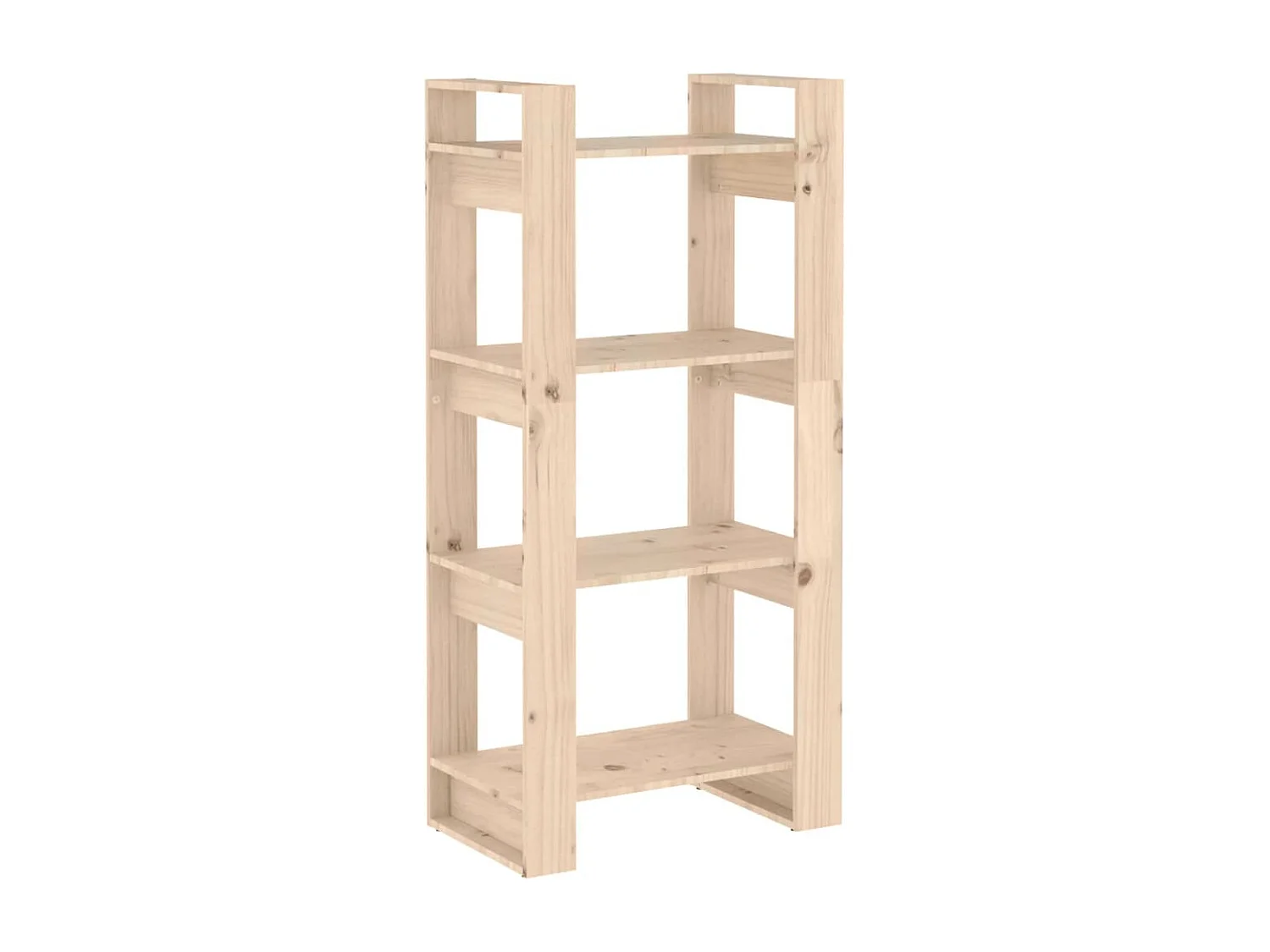 Boekenkast/kamerscherm 60x35x125 cm massief grenenhout