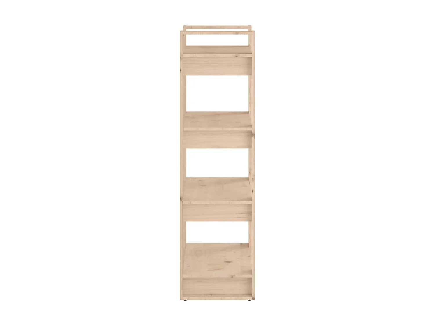 Boekenkast/kamerscherm 60x35x125 cm massief grenenhout