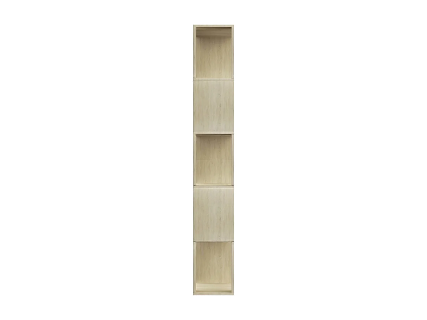 Boekenkast/kamerscherm 80x24x159 cm bewerkt hout sonoma eiken