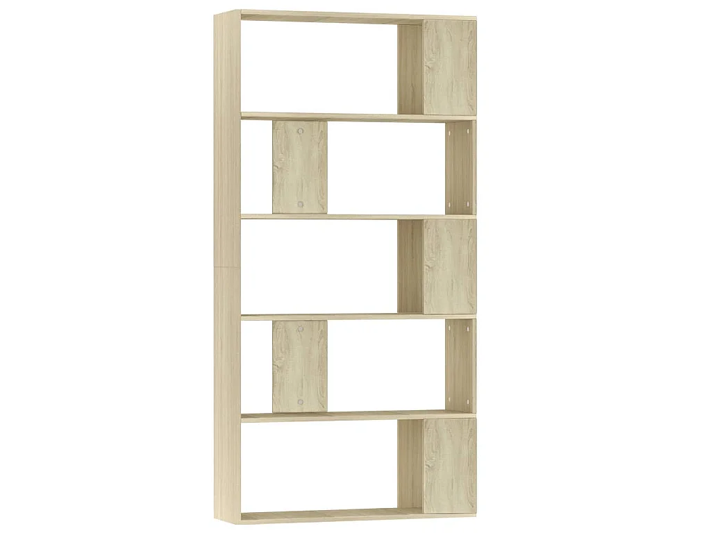 Bibliothèque/Séparateur de pièce Chêne sonoma Bois d’ingénierie