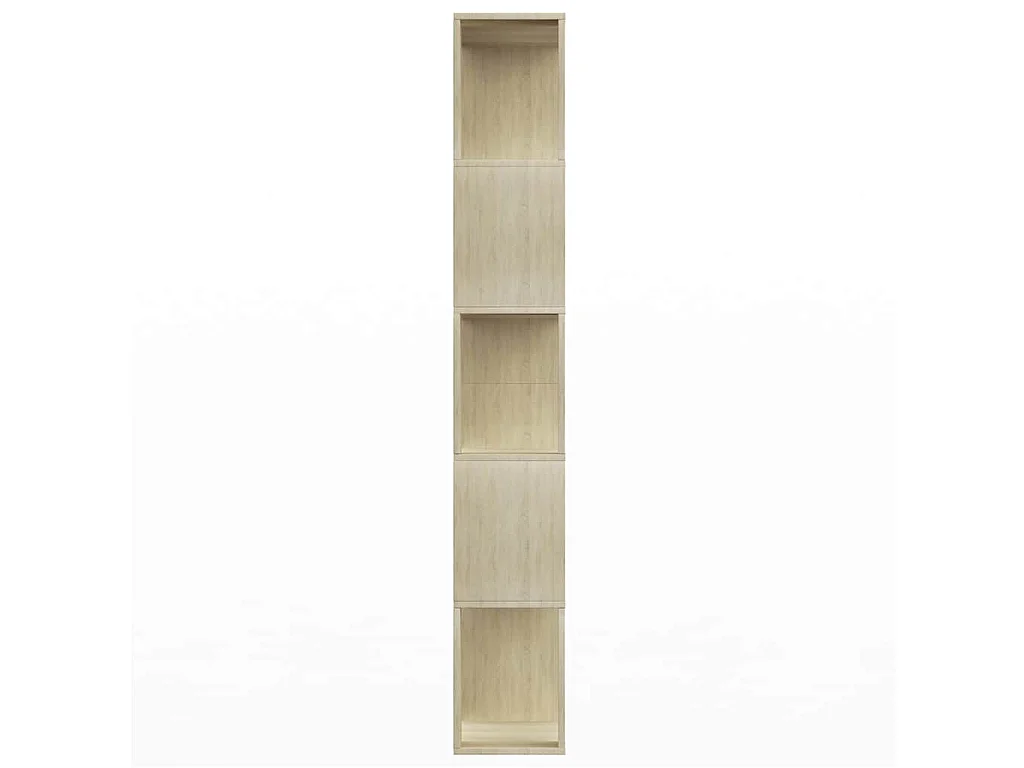 Bibliothèque/Séparateur de pièce Chêne sonoma Bois d’ingénierie