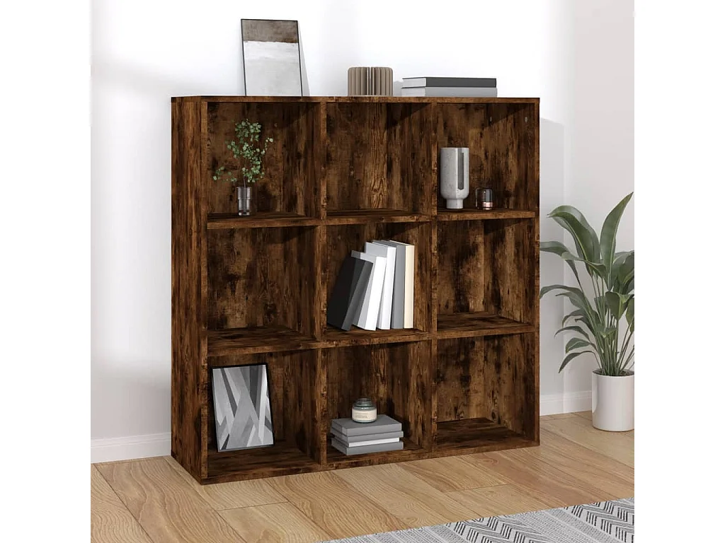 Bücherschrank Räuchereiche 98x29x97,5 cm