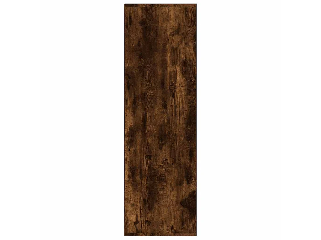 Armoire à livres chêne fumé 98x29x97,5 cm
