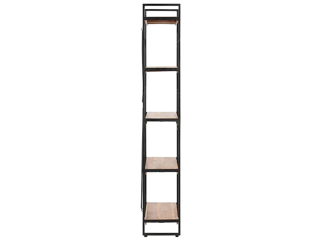 Estante com 5 prateleiras 90x30x180cm madeira de acácia maciça