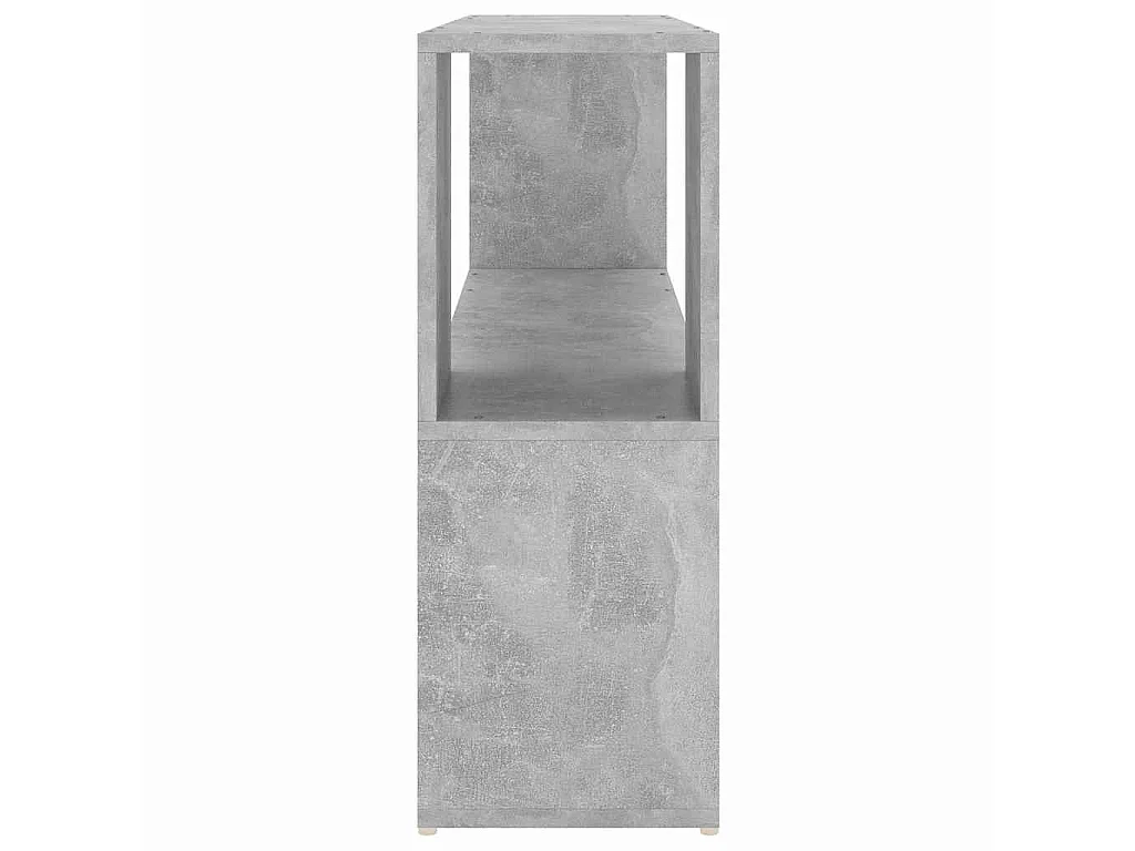 Bibliothèque Gris béton 100x24x63 cm Bois d'ingénierie