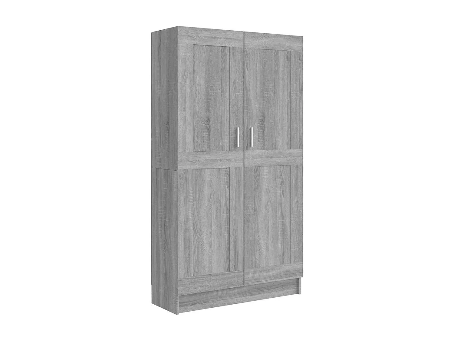 Bibliothèque Sonoma gris 82,5x30,5x150 cm Bois d'ingénierie
