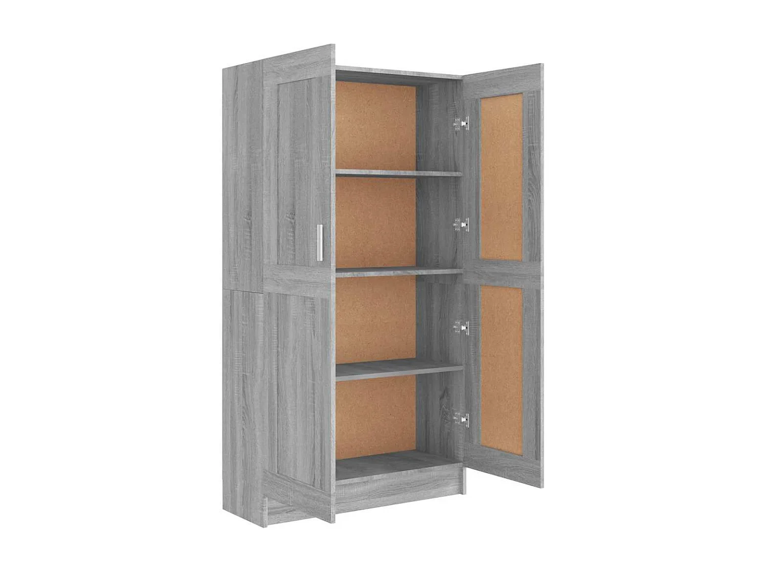 Bibliothèque Sonoma gris 82,5x30,5x150 cm Bois d'ingénierie