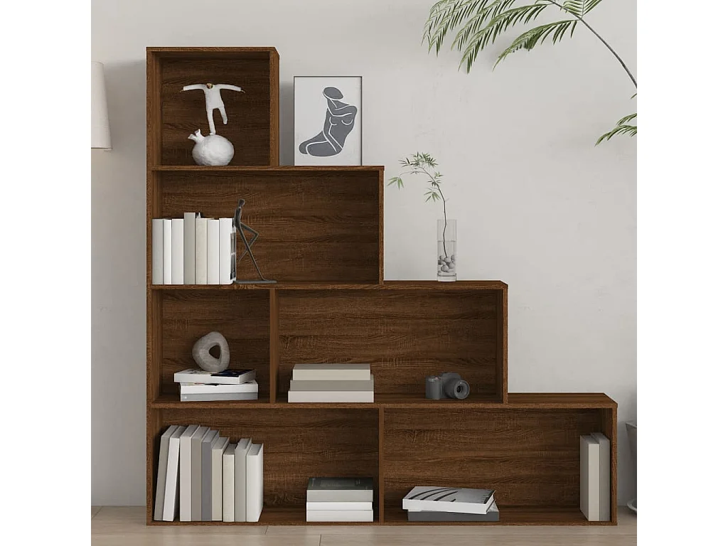 Libreria Rovere Marrone 155x24x160 cm