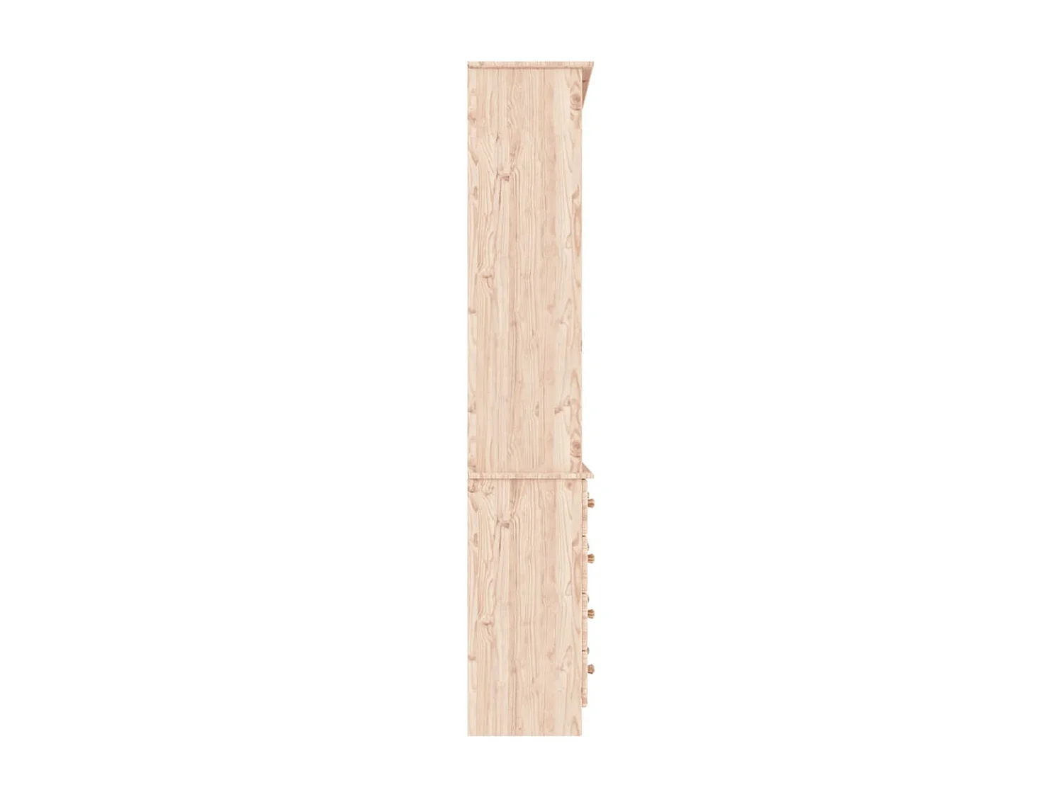 Bibliothèque avec tiroirs ALTA 77x35x186,5cm bois massif de pin