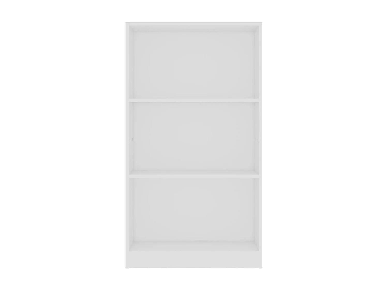 Estante c/ 3 prateleiras 60x24x109 cm madeira processada branco