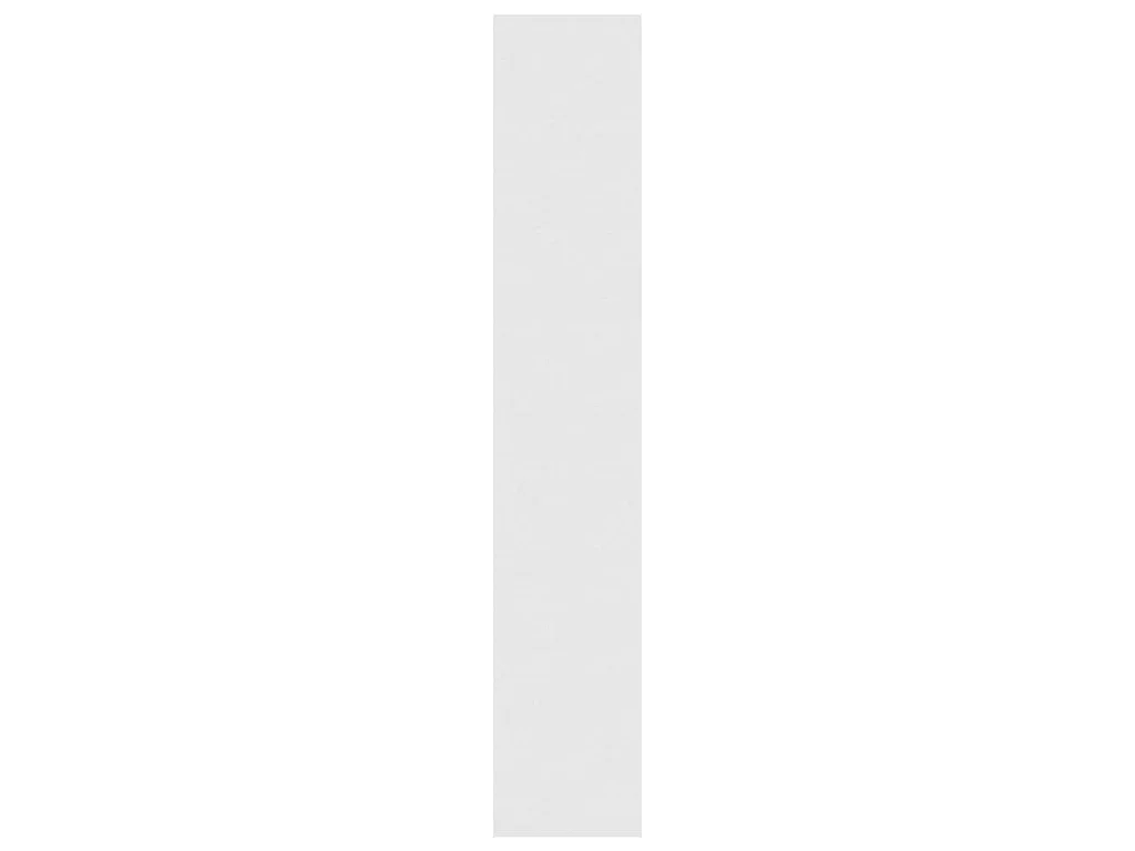 Bibliothèque/séparateur de pièce blanc bois d'ingénierie
