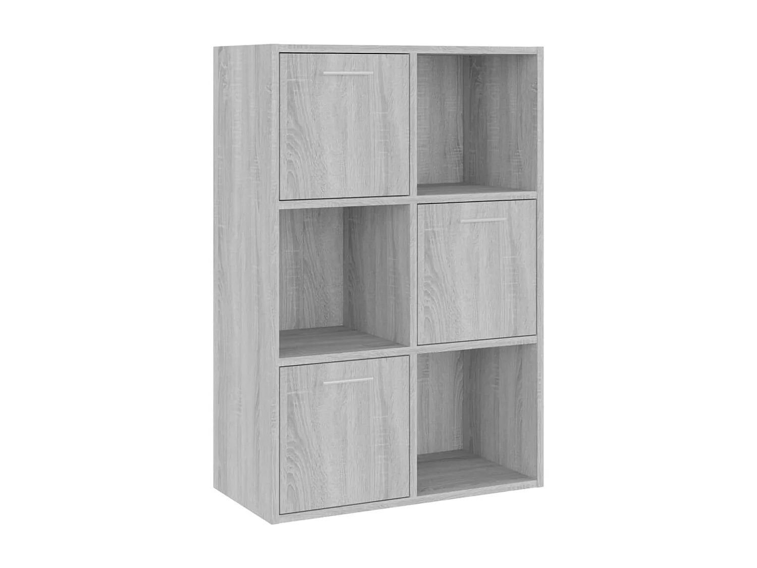 Opbergkast 60x29,5x90 cm grijs sonoma eikenkleurig