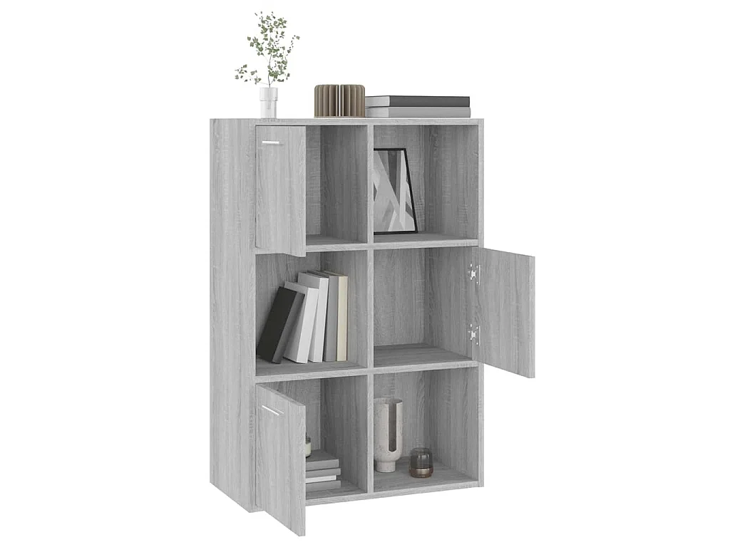 Armoire de rangement Sonoma gris 60x29,5x90 cm