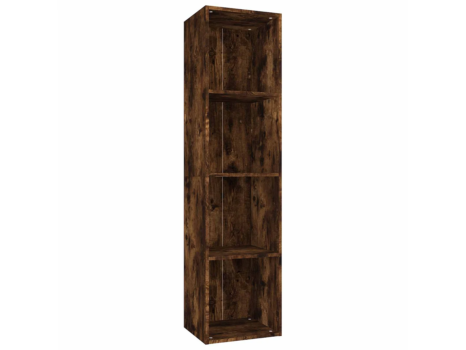 Bibliothèque/Meuble TV Chêne fumé 36x30x143cm Bois d'ingénierie