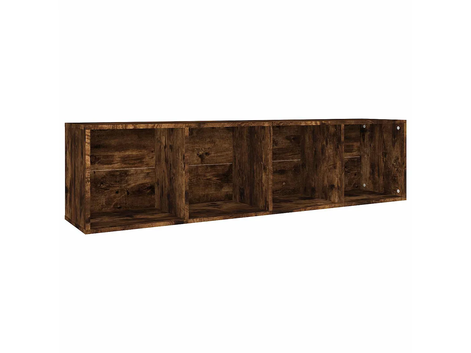 Bibliothèque/Meuble TV Chêne fumé 36x30x143cm Bois d'ingénierie