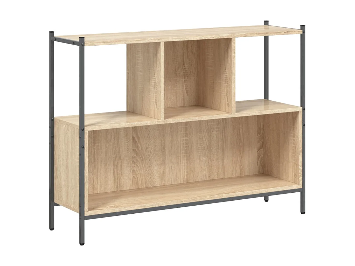 Bibliothèque chêne sonoma 102x28x77,5 cm bois d'ingénierie