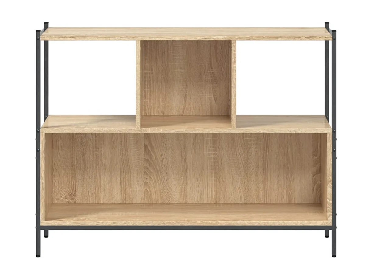 Bibliothèque chêne sonoma 102x28x77,5 cm bois d'ingénierie