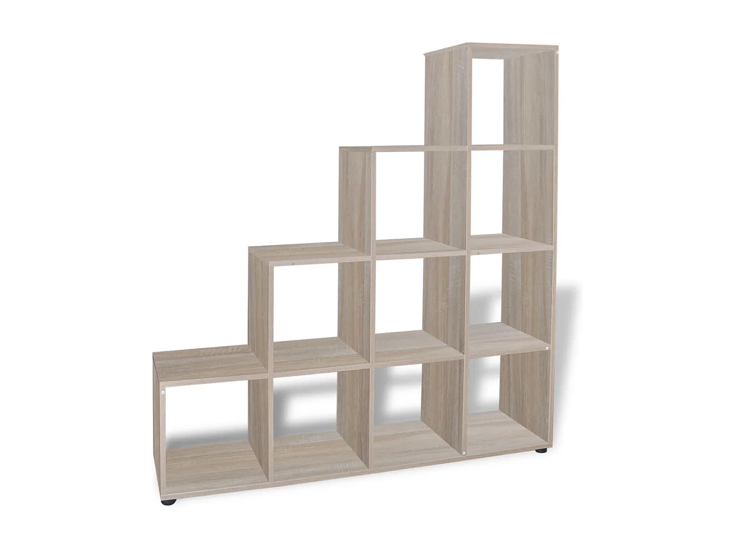 Treppenregal Bücherregal 142 cm Eiche