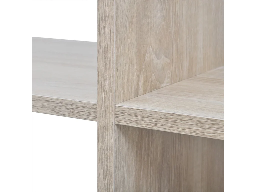 Treppenregal Bücherregal 142 cm Eiche