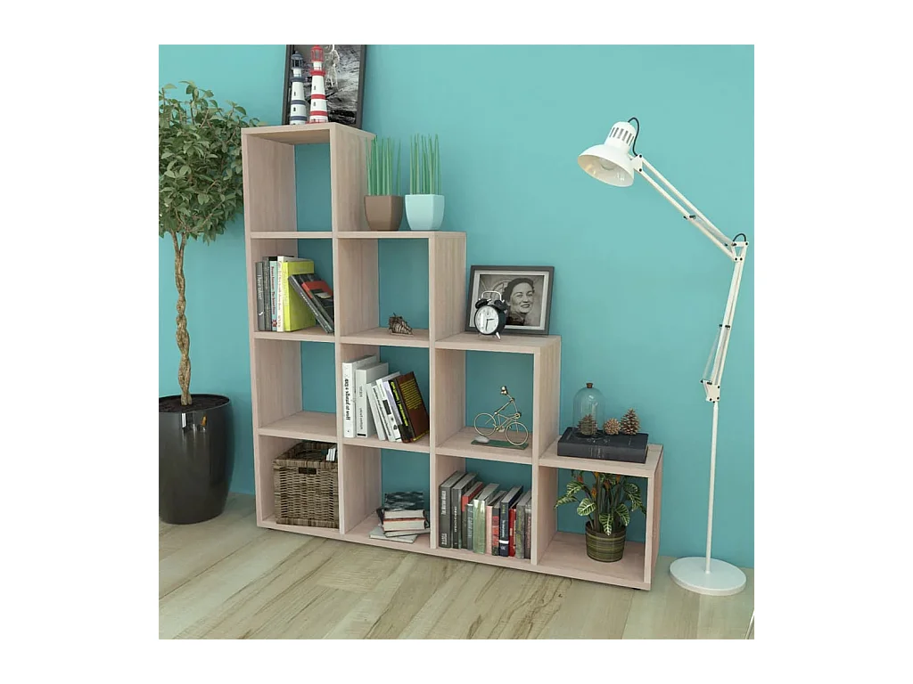 Bibliothèque/étagère 142 cm Couleur de chêne
