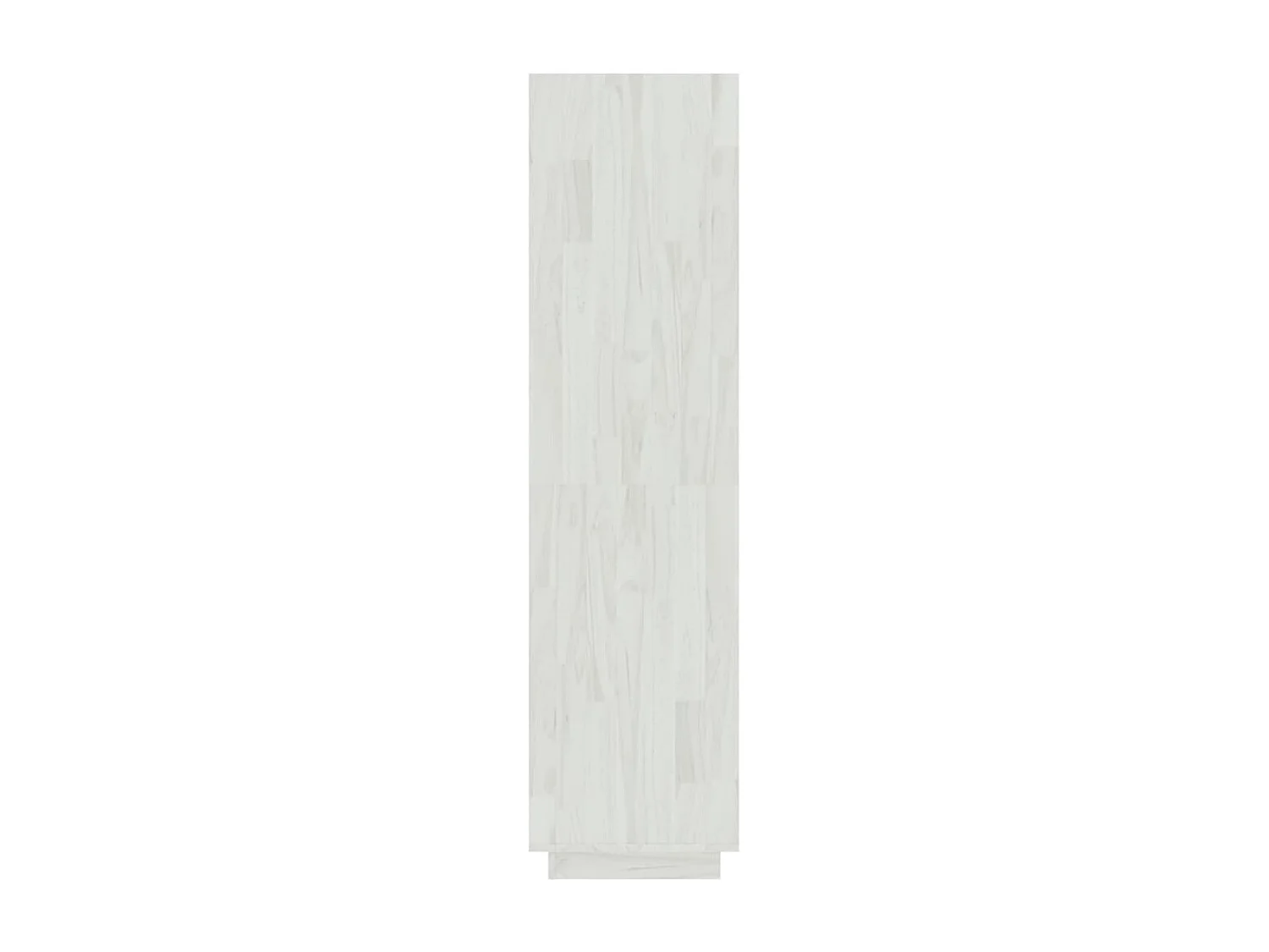 Boekenkast/kamerscherm 60x35x135 cm massief grenenhout wit