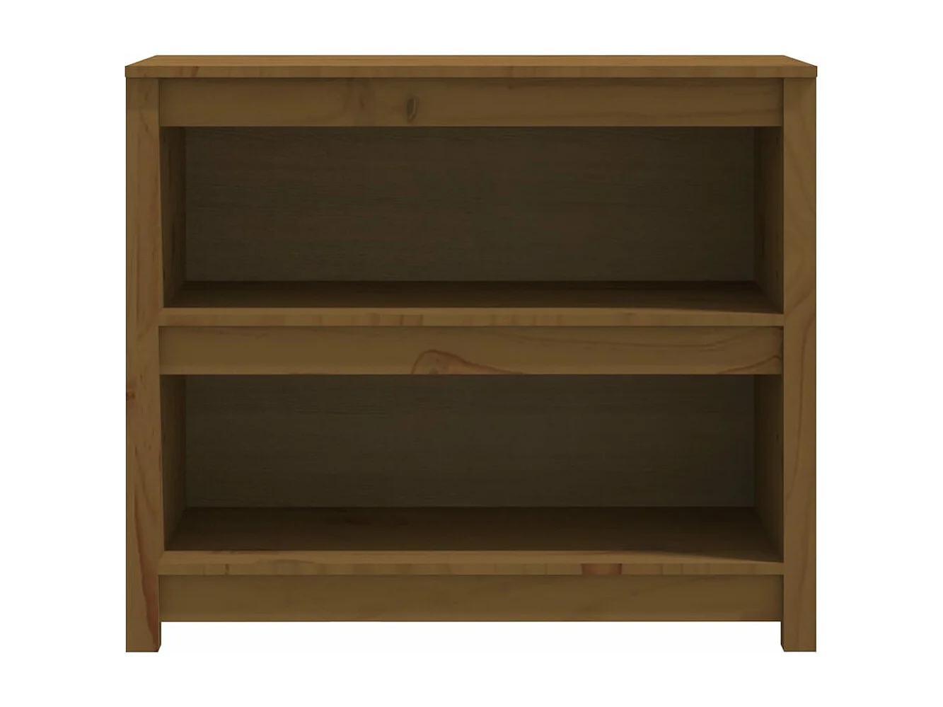 Bücherregal Honigbraun 80x35x68 cm Massivholz Kiefer