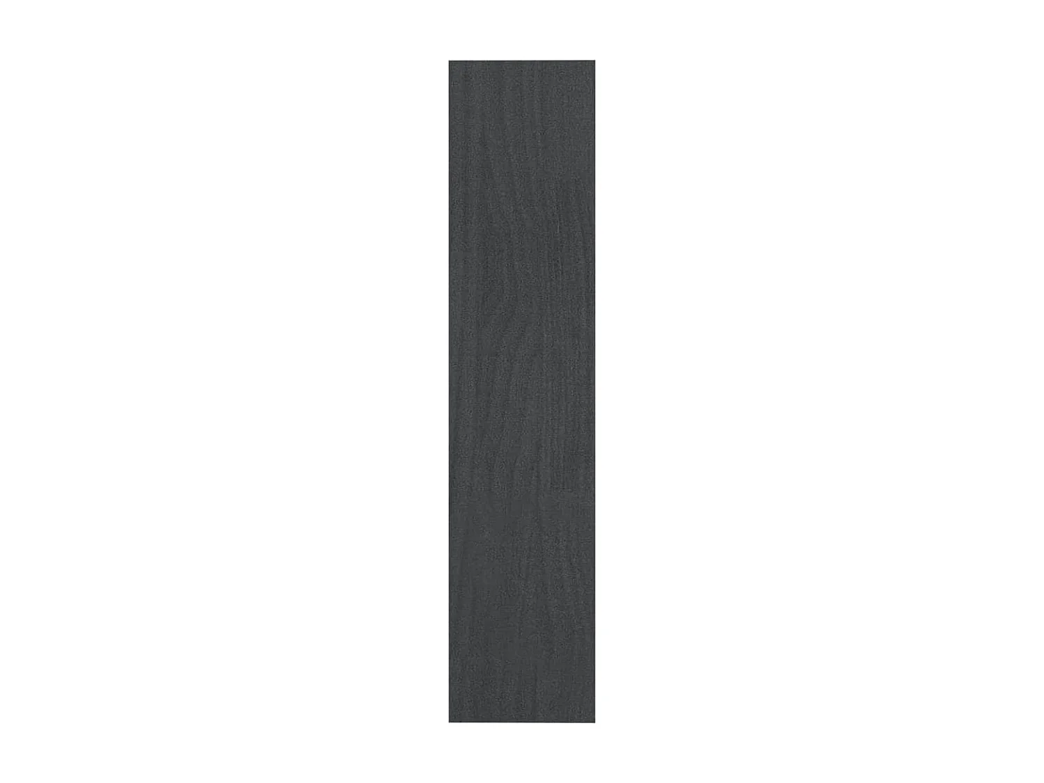 Bibliothèque/Séparateur de pièce Gris 100x30x135,5cm Pin massif