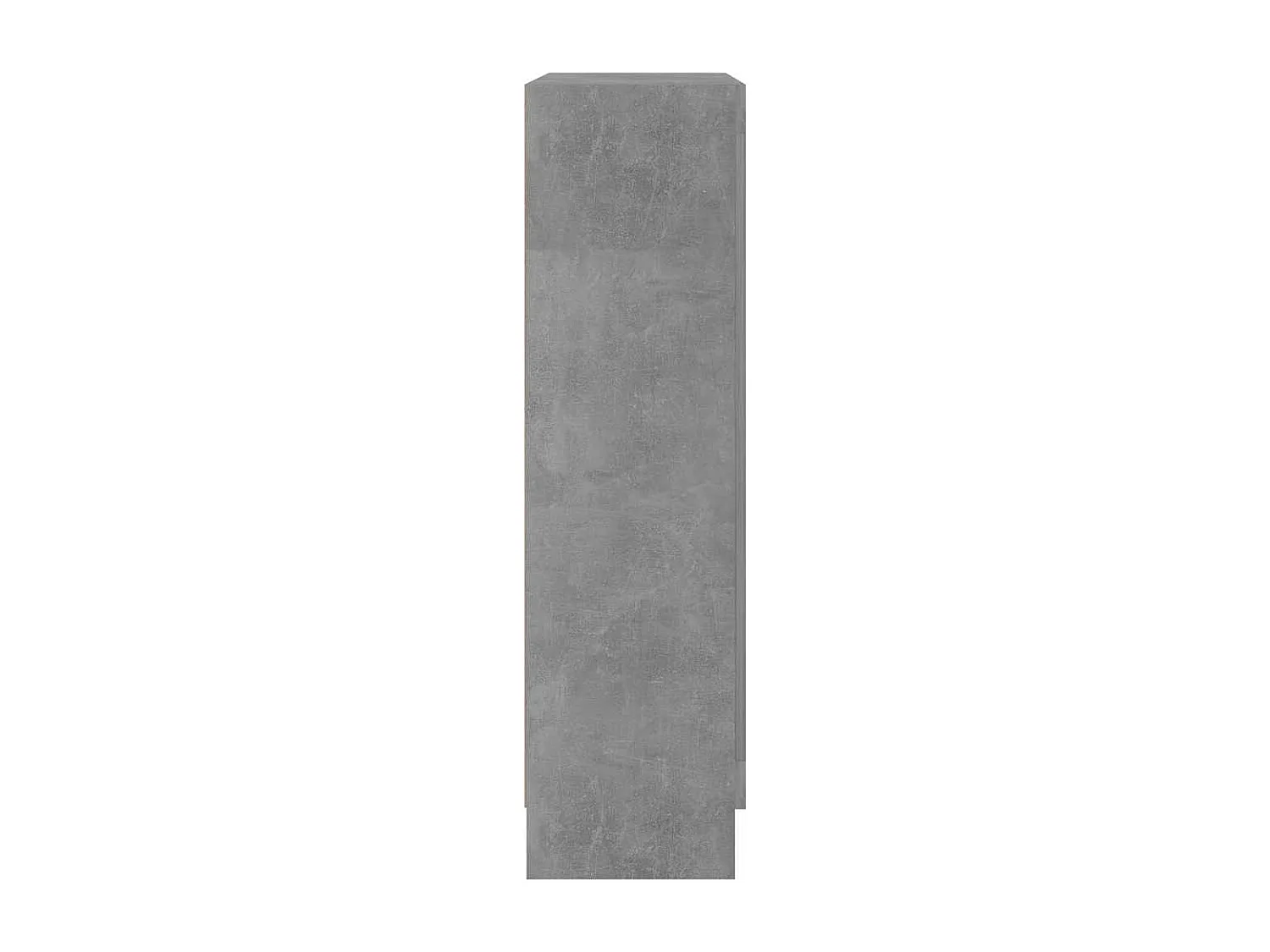Armoire à vitrine Gris béton 82,5x30,5x115 cm Bois d'ingénierie